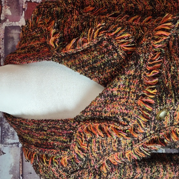 One Girl Who Double Breasted Cardigan Sweater - Picture 6 of 10